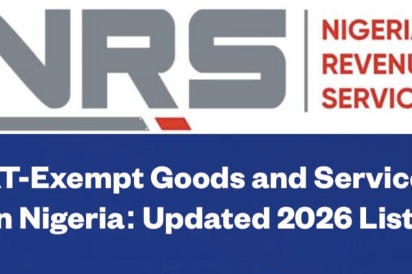 VAT Exempt Goods And Services In Nigeria